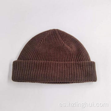 Pescador gorro de invierno sombrero de punto caliente suave